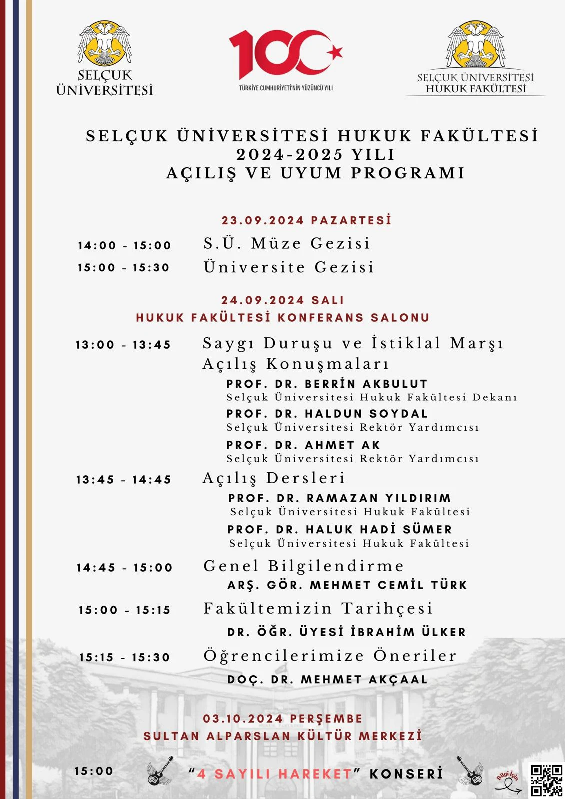 2024-2025 Açılış Ve Uyum Programı